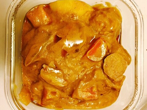 ＜手書きレシピ付き＞　給食風懐かしいカレー